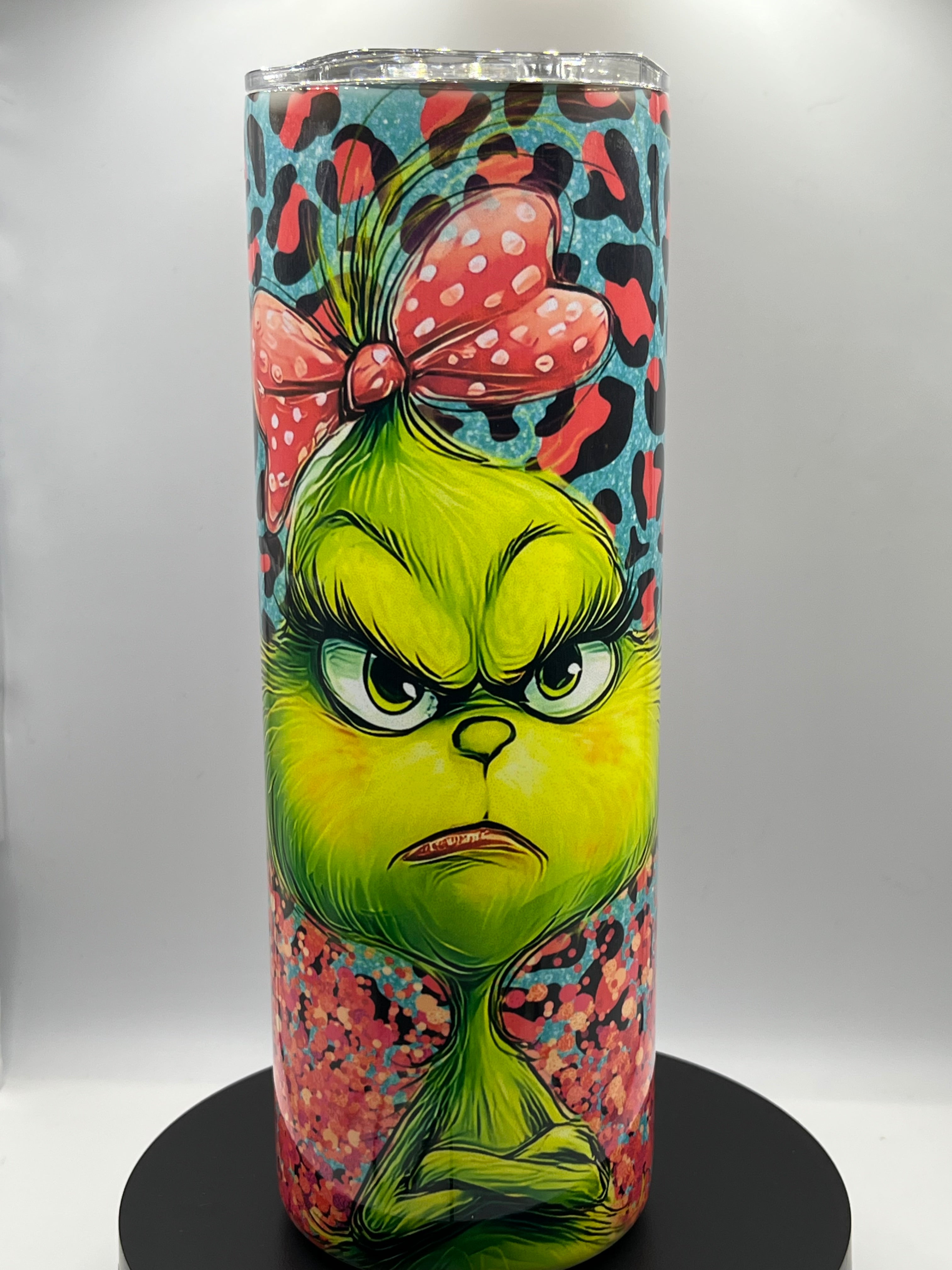 20oz Tumblers-Stainless steel with a lid and a metal straw.