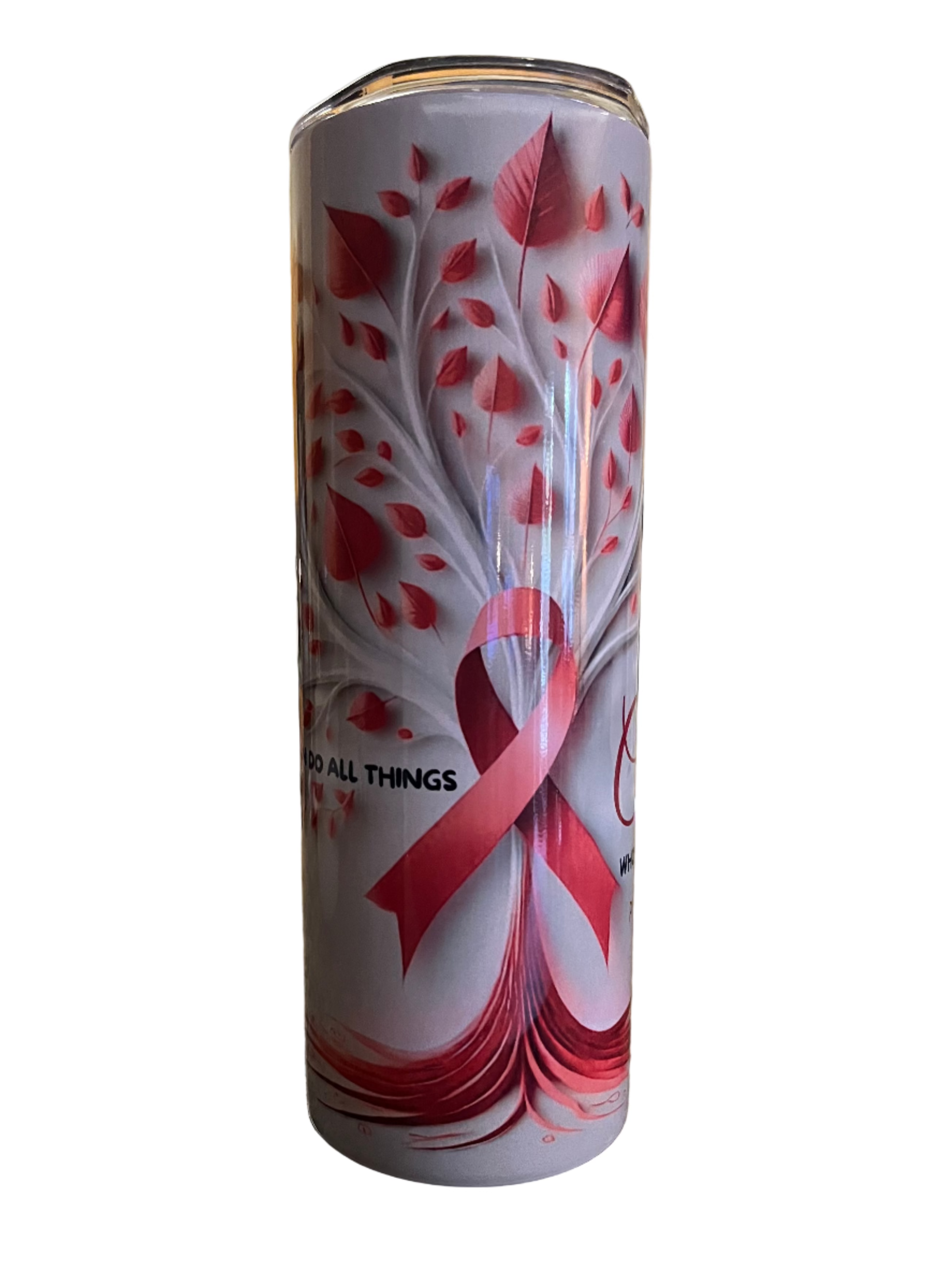 20oz Tumblers-Stainless steel with a lid and a metal straw.