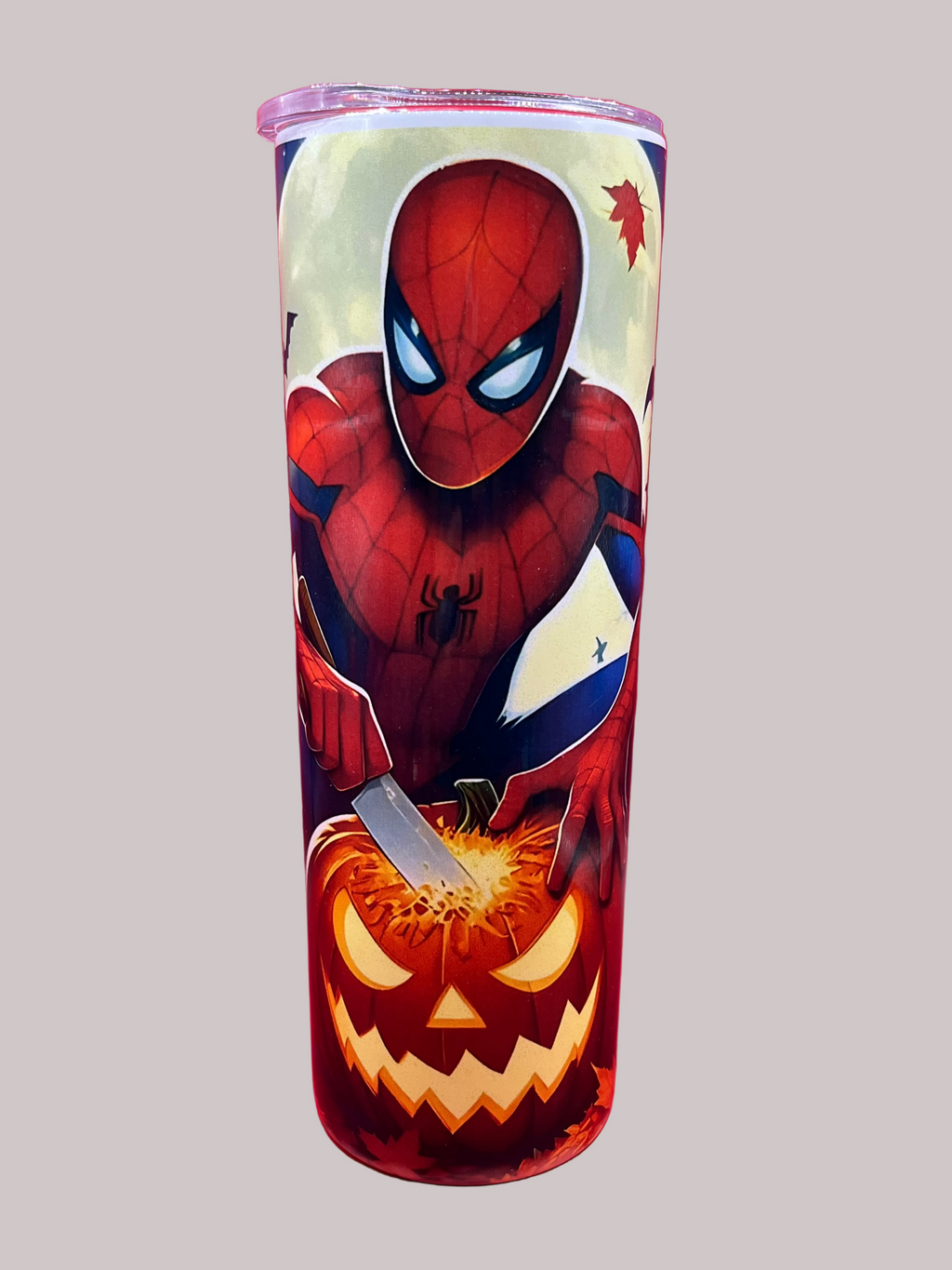 20oz Tumblers-Stainless steel with a lid and a metal straw.