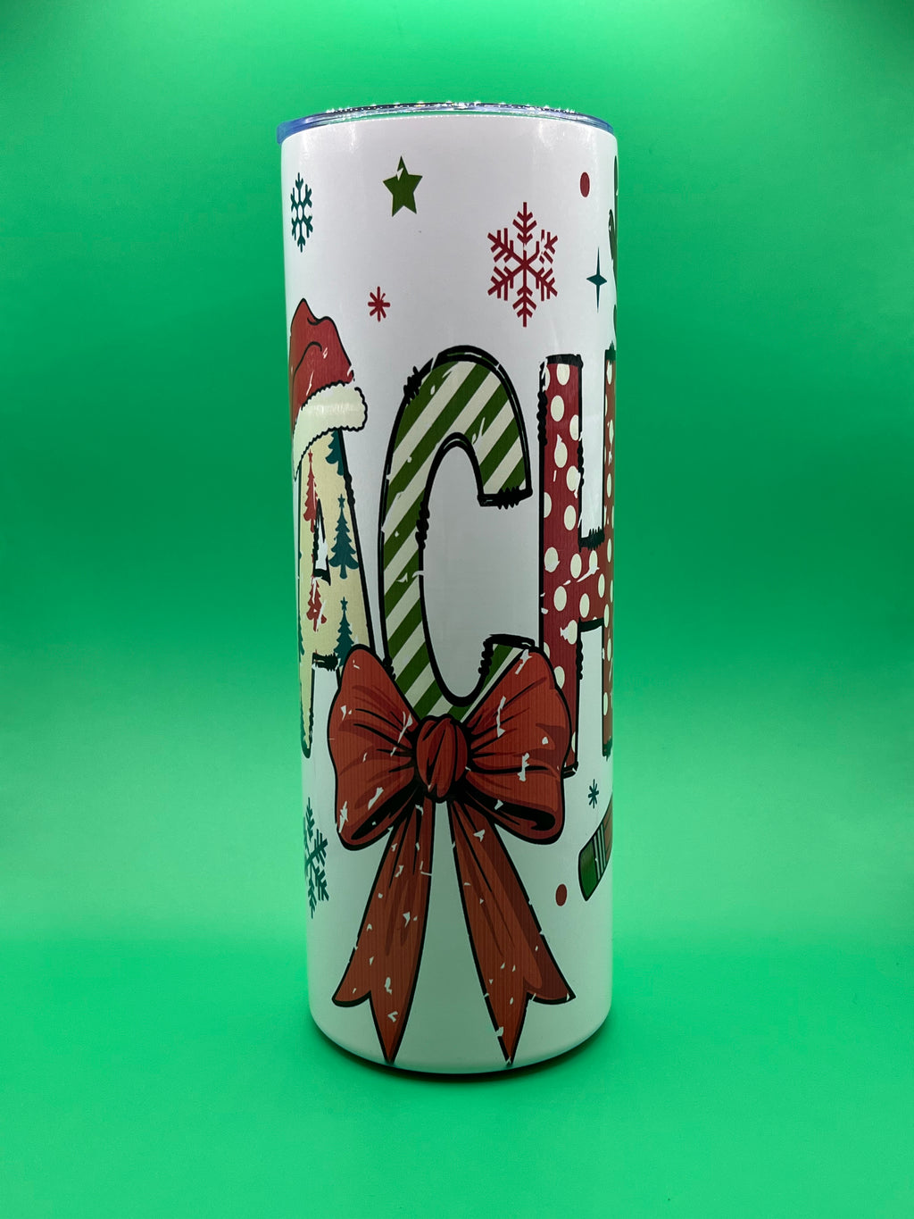 20oz Tumblers-Stainless steel with a lid and a metal straw.