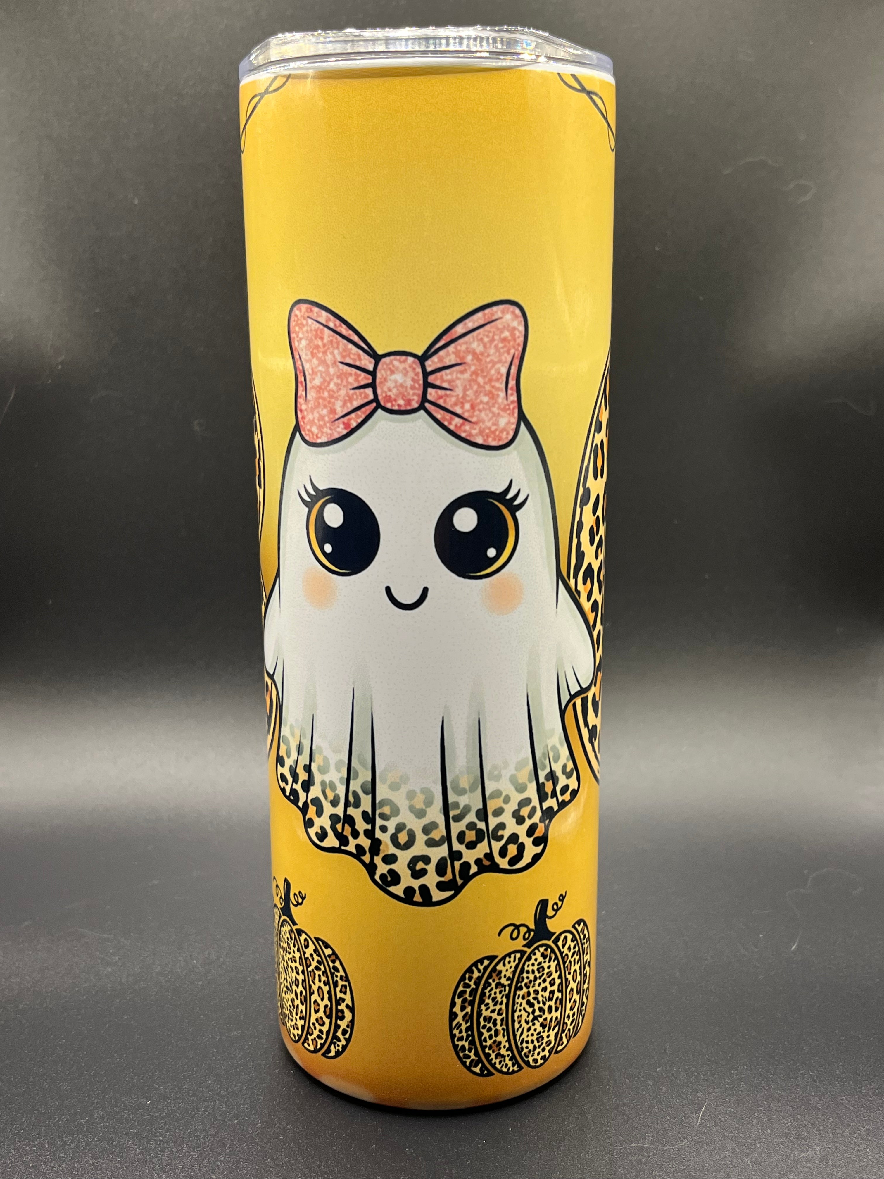 20oz Tumblers-Stainless steel with a lid and a metal straw.