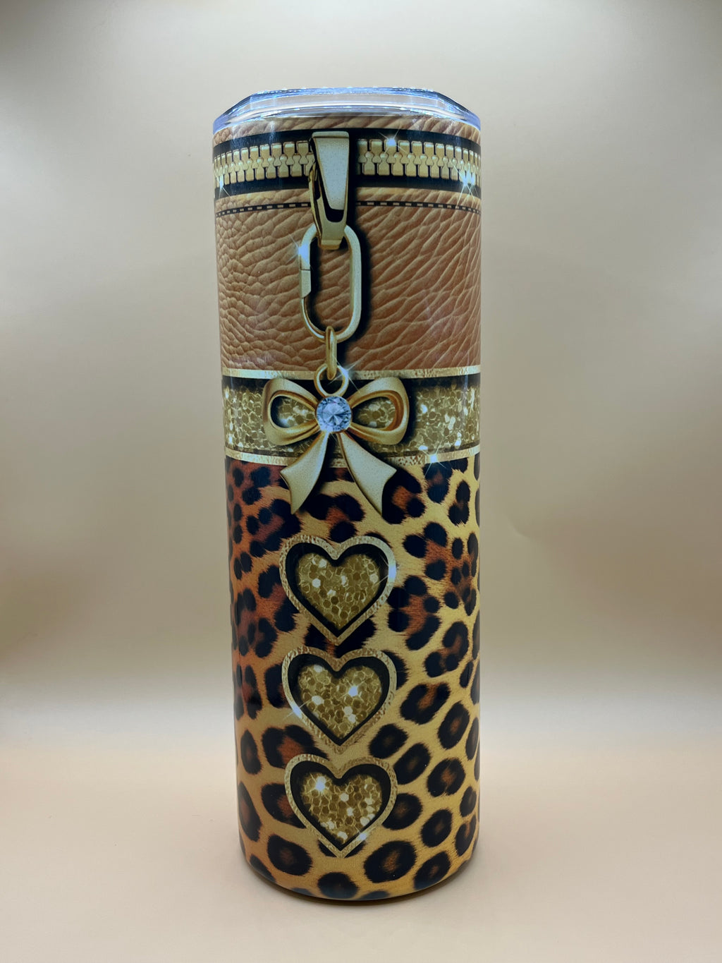 20oz Tumblers-Stainless steel with a lid and a metal straw.