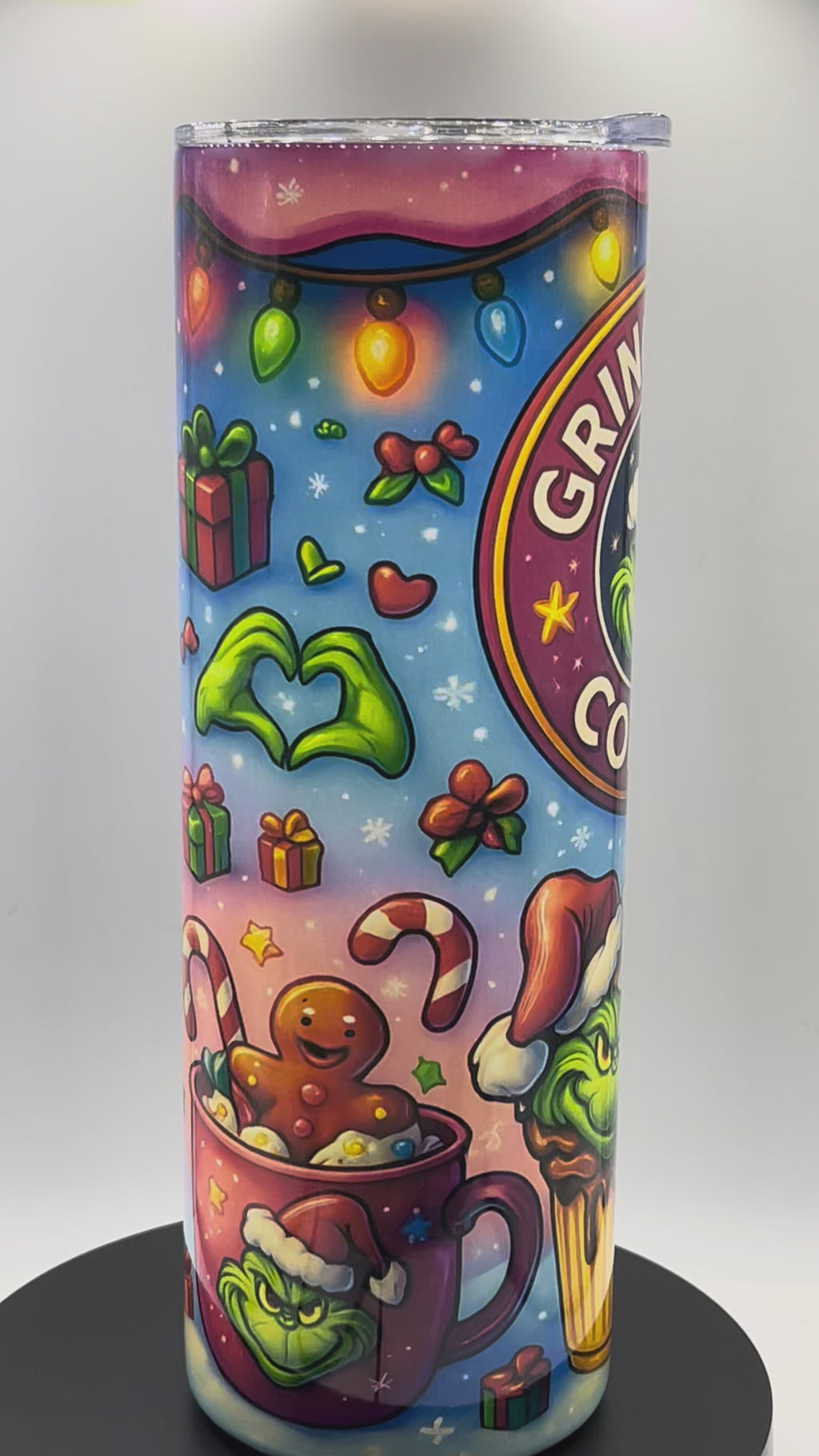 20oz Tumblers-Stainless steel with a lid and a metal straw.