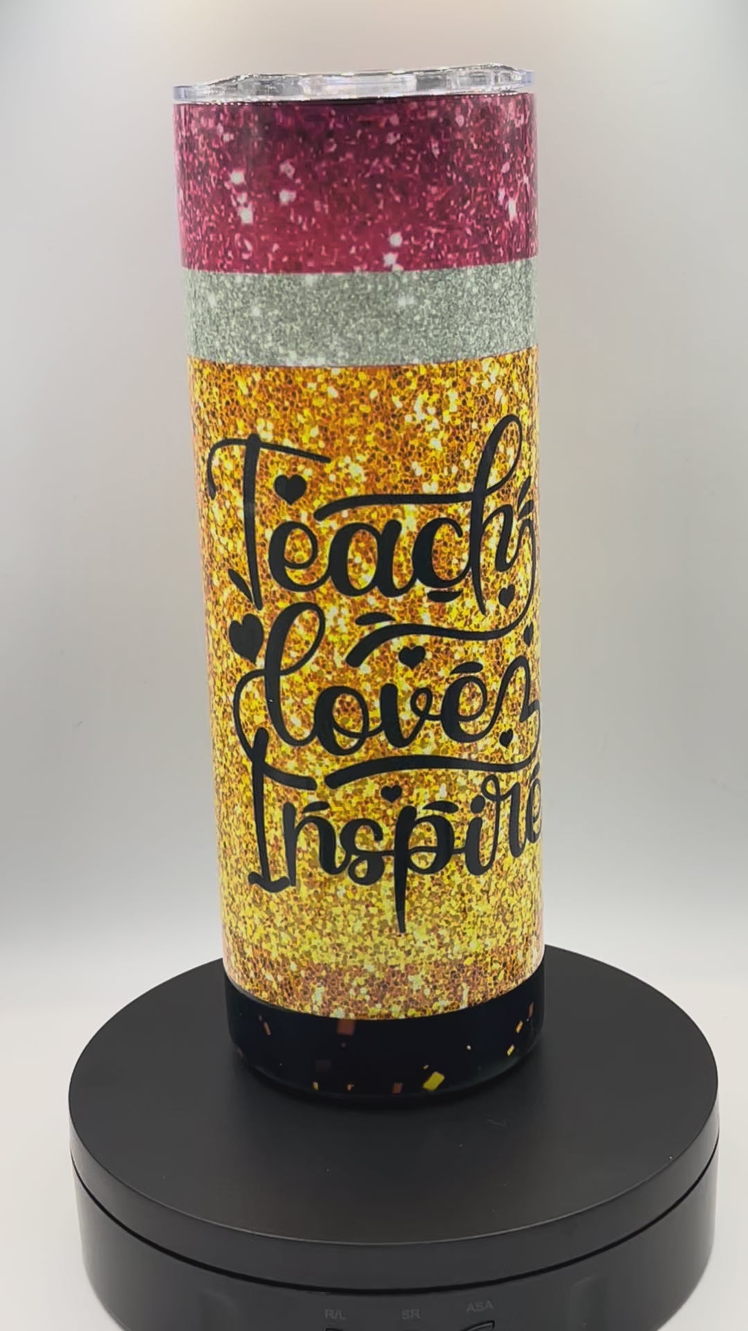 20oz Tumblers-Stainless steel with a lid and a metal straw.