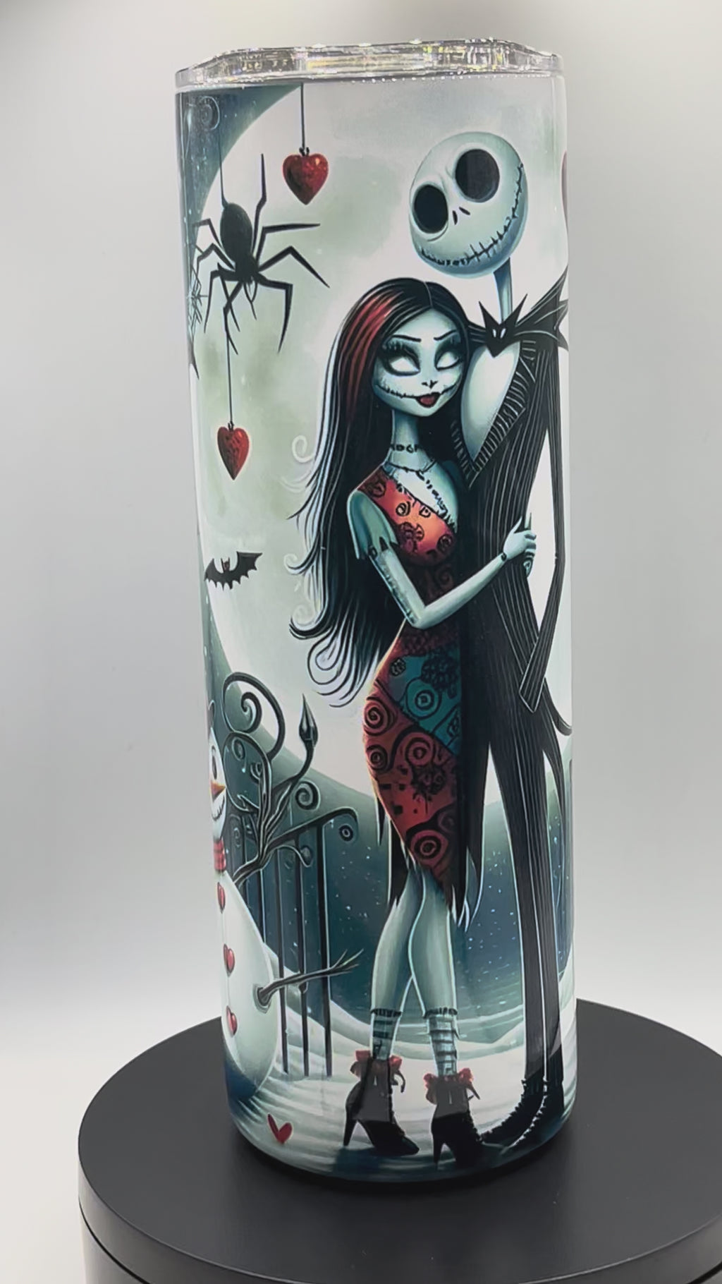 20oz Tumblers-Stainless steel with a lid and a metal straw.